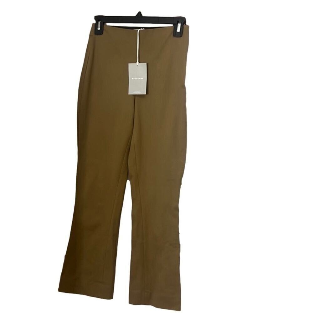 NWT EVERLANE THE KICK CROP WORK PANTS SIZE 00‎